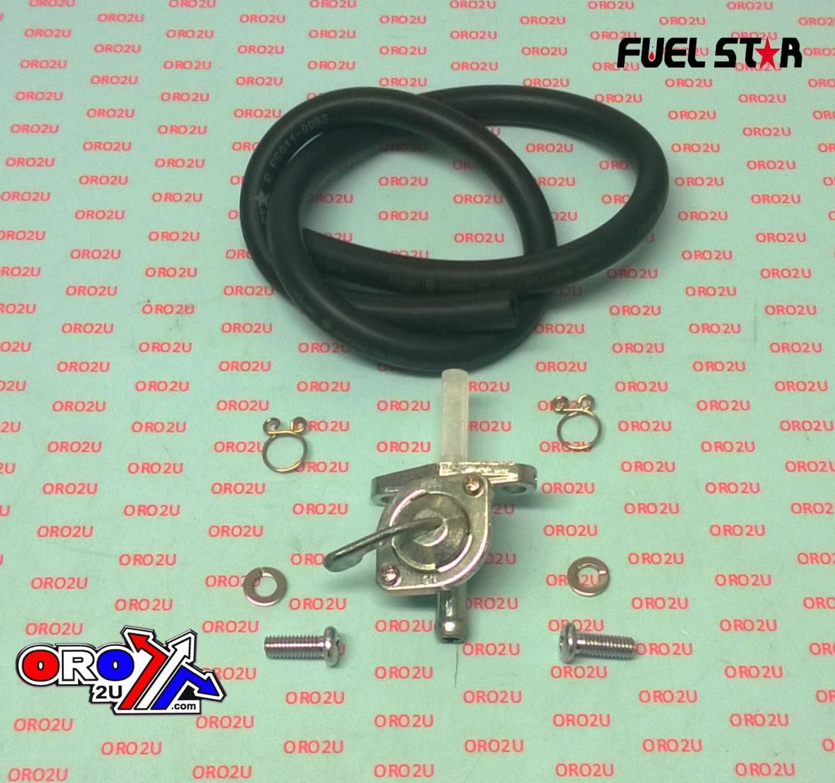 FUEL VALVE KIT RM125 RM250, Fuel Star FS101-0147 SUZUKI DIRT, TAPE / PETCOCK / CLIPS / PIPES / BOLTS