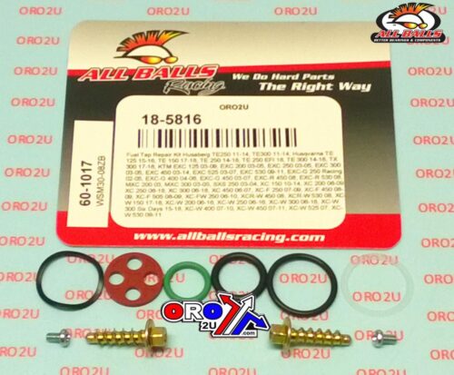 FUEL TAP REPAIR KIT ALLBALLS, ALLBALLS 60-1017 HUSA/HUSKY/KTM 125-530 03-19