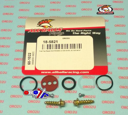 FUEL TAP REPAIR KIT ALLBALLS, ALLBALLS 60-1022 KTM MXC-G 525 03-05/XC525 06-07