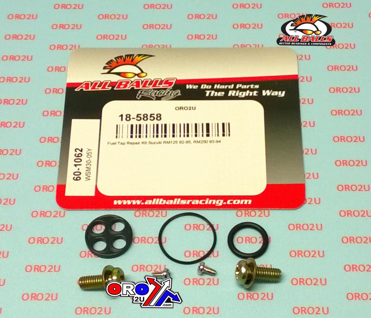 FUEL TAP REPAIR KIT ALLBALLS, ALLBALLS 60-1062 SUZUKI RM 125/250 92-95