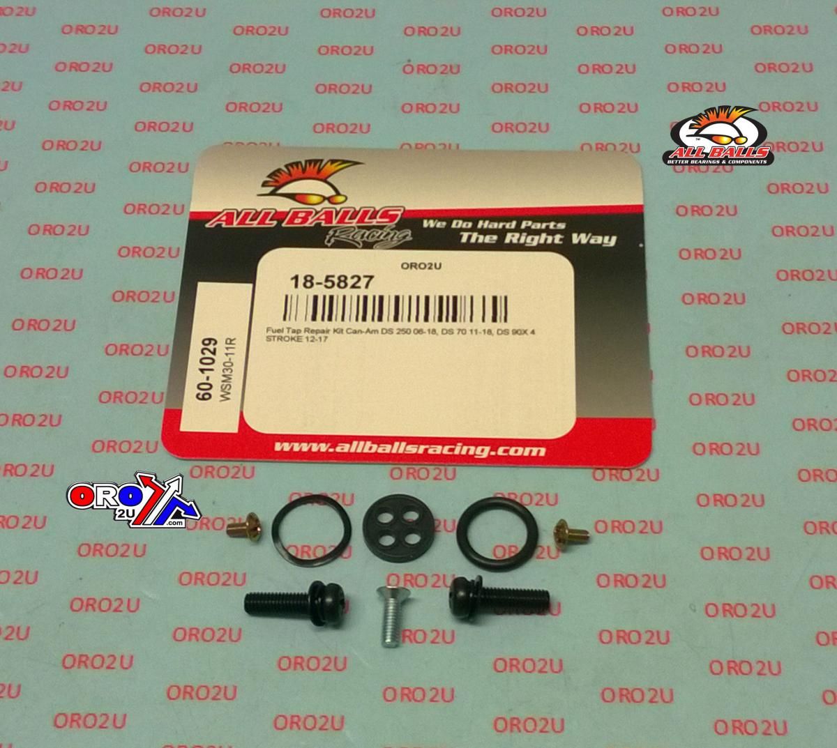 FUEL TAP REPAIR KIT ALLBALLS, ALLBALLS 60-1029 KTM SMC 625 04-06
