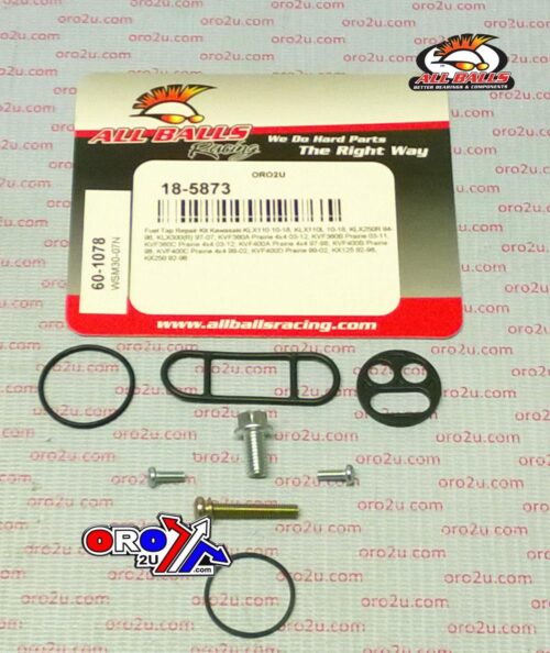FUEL TAP REPAIR KIT ALLBALLS, ALLBALLS 60-1078 KAW KX/KLX/KVF 110-400 92-22
