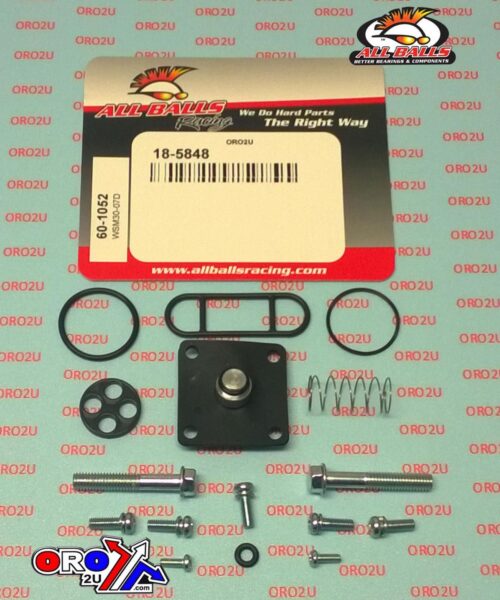 S/SEED USE PART NUMBER 18-5837,    FUEL TAP REPAIR KIT ALLBALLS, ALLBALLS 60-1052 SUZUKI LT-Z 250 07-09