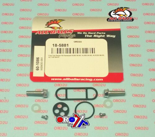 FUEL TAP REPAIR KIT ALLBALLS, ALLBALLS 60-1086 KAW KD/KL/KLR/KLT/KX 80-600 80-05