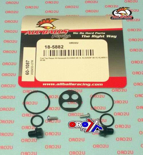 FUEL TAP REPAIR KIT ALLBALLS, ALLBALLS 60-1087 KAW KLX 250 06-14/650 93-96