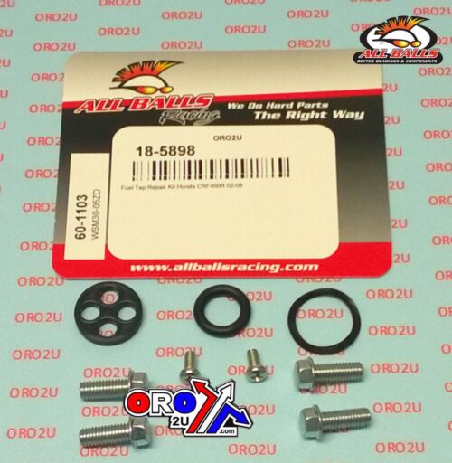FUEL TAP REPAIR KIT ALLBALLS, ALLBALLS 60-1103 HONDA CRF450R 02-08