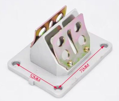 INTAKE REED VALVE BLOCK YAMAHA YZ100 YZ125 DT125 RD YZ80 RZ125 10V-13610-01 - Image 3