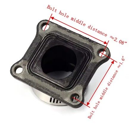 CARBURETTOR INTAKE MANIFOLD 1983-2003 KAWASAKI KX60 12023-1019