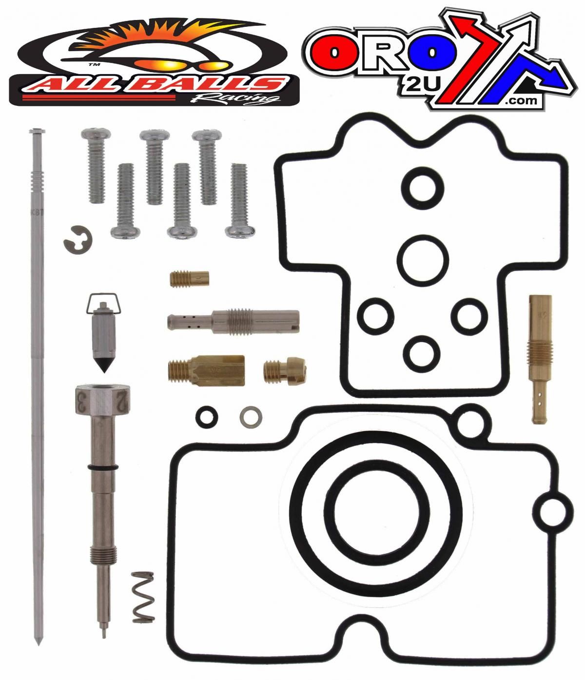 CARBURETOR REBUILD KIT 08-09 CRF150R, ALLBALLS 26-1001 DIRT - Image 2