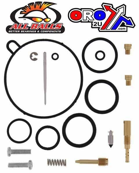 CARBURETOR REBUILD KIT 97-05 HON XR70R/CRF70F, ALLBALLS 26-1203 DIRT - Image 2