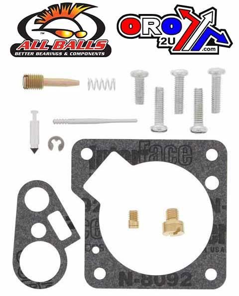 CARBURETOR REBUILD KIT 81-22 YAM PW50, ALLBALLS 26-1304 DIRT