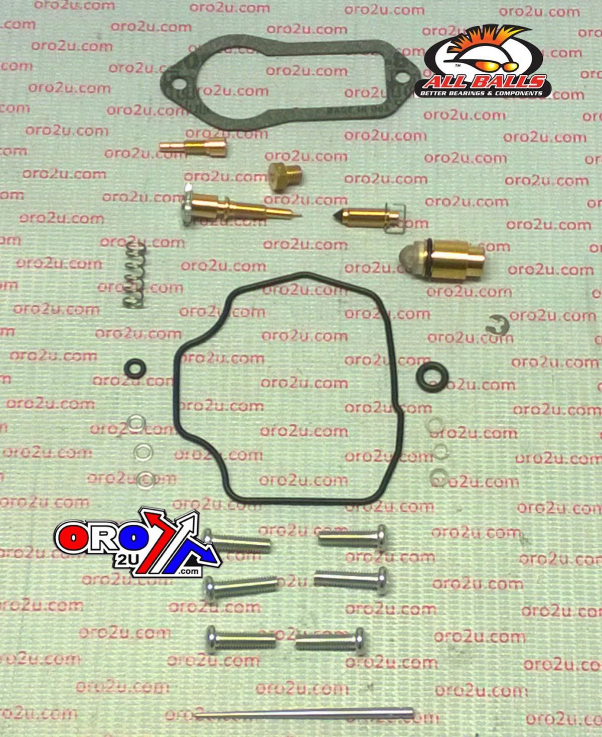 CARBURETOR REBUILD KIT 87-00 YAM TW200, ALLBALLS 26-1314 DIRT - Image 2