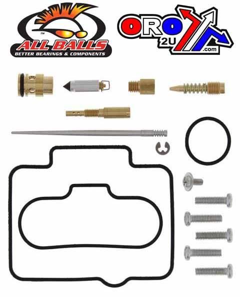 CARBURETOR REBUILD KIT 2001 KAW KX125, ALLBALLS 26-1410 DIRT