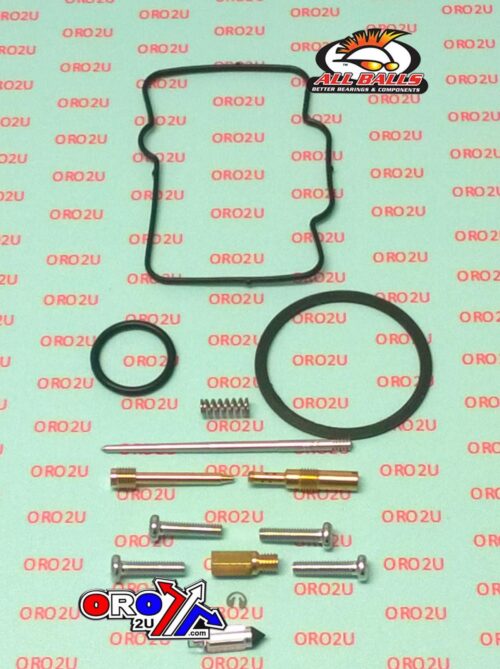 CARBURETOR REBUILD KIT 1989 HON CR500R, ALLBALLS 26-1738 DIRT