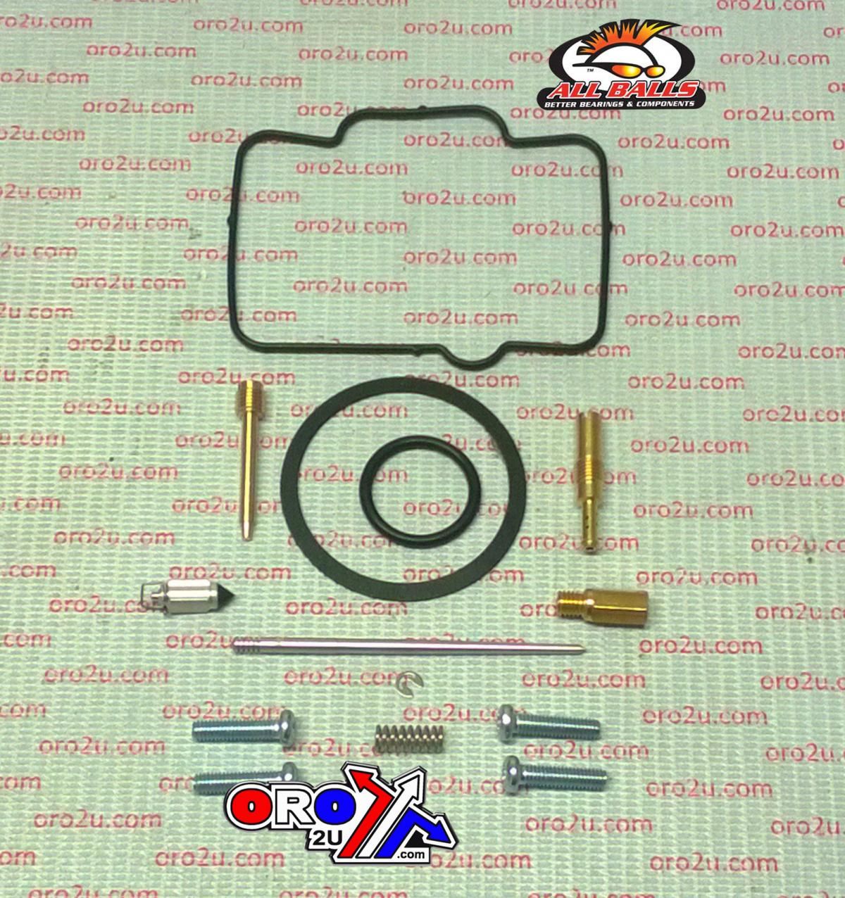 CARBURETOR REBUILD KIT 1992 KAWASAKI KX125, ALLBALLS 26-1751 DIRT - Image 2