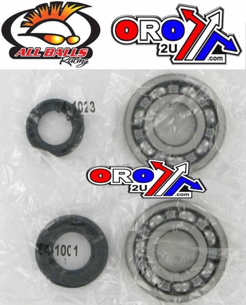 CRANKSHAFT BEARING & SEAL KIT, ALLBALLS 24-1002 CR80R CR85R