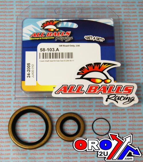 CRANKSHAFT SEAL KIT ALLBALLS, ALLBALLS 24-2005