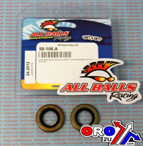 CRANKSHAFT SEAL KIT ALLBALLS, ALLBALLS 24-2012