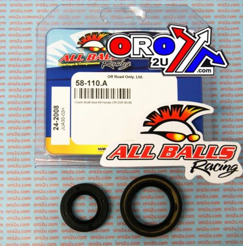 CRANKSHAFT SEAL KIT ALLBALLS, ALLBALLS 24-2008