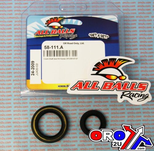 CRANKSHAFT SEAL KIT ALLBALLS, ALLBALLS 24-2009