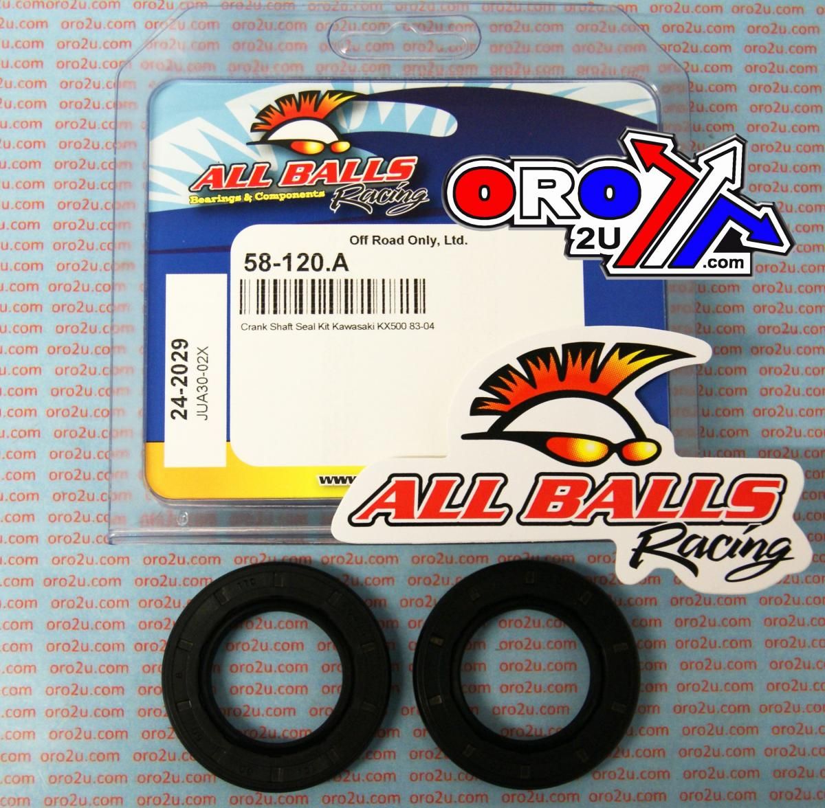 CRANKSHAFT SEAL KIT ALLBALLS, ALLBALLS 24-2029 - Image 2