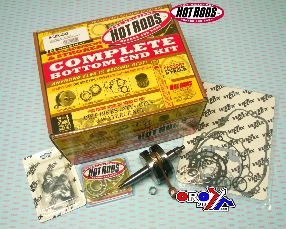 CRANKSHAFT BOTTOM KIT KX100 14-19, HOTROD CBK0203 KAWASAKI MX