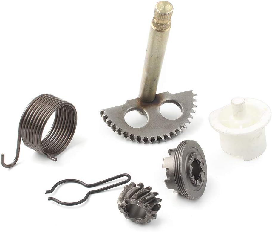 KICK START SPINDLE GEAR AND SPRING SET YAMAHA PW50 3L5-15601-00-00 3L5-15631-00-00 - Image 2