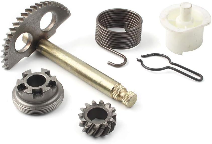 KICK START SPINDLE GEAR AND SPRING SET YAMAHA PW50 3L5-15601-00-00 3L5-15631-00-00 - Image 3