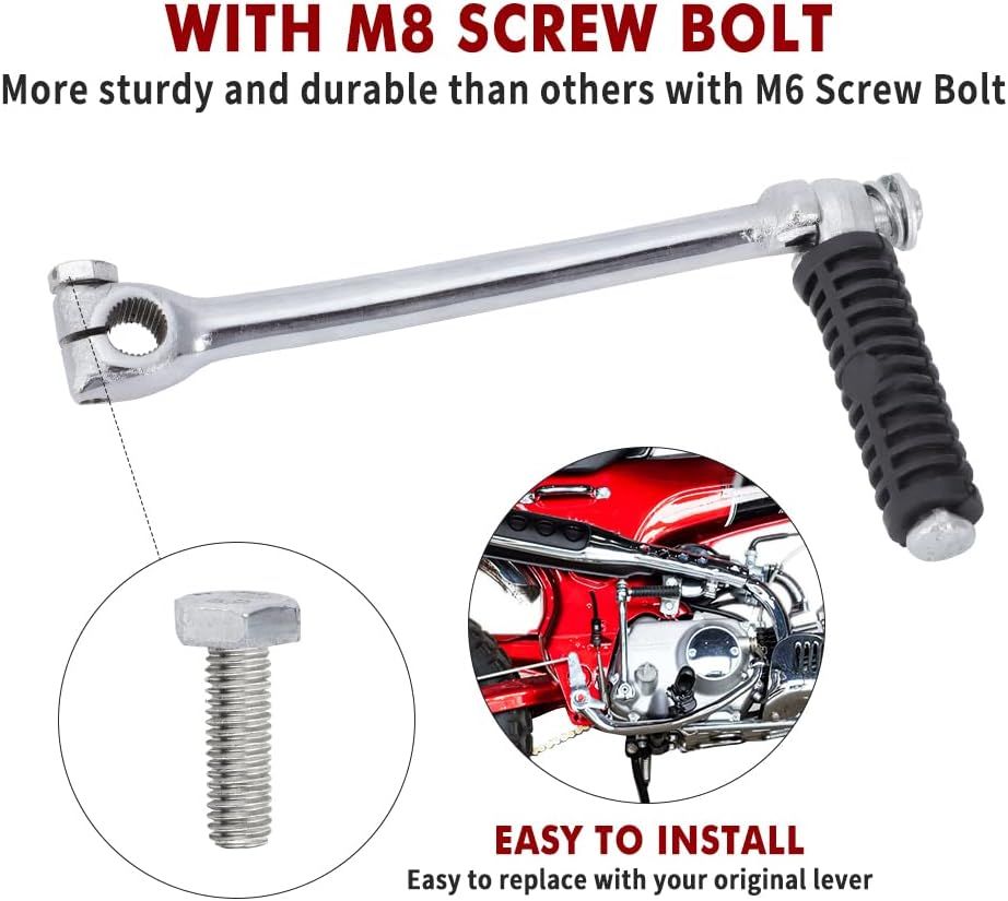 KICKSTART LEVER 69-94 HONDA Z50 CT70 CT90 CS90 28300-120-000 28300-181-770 - Image 4