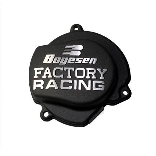 IGNITION COVER 09-23 KTM65, BOYESEN SC-40AB BLACK