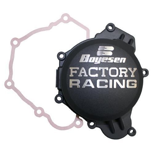 IGNITION COVER 16-18 KTM125 SX, BOYESEN SC-41CB, BLACK
