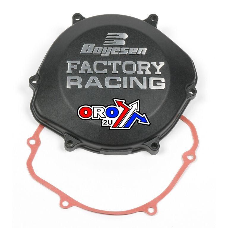 CLUTCH COVER 02-07 CR250, BOYESEN CC-02AB BLACK