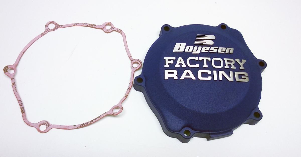 CLUTCH COVER 03-25 YZ85 BLUE, BOYESEN CC-30L YAMAHA MX - Image 3