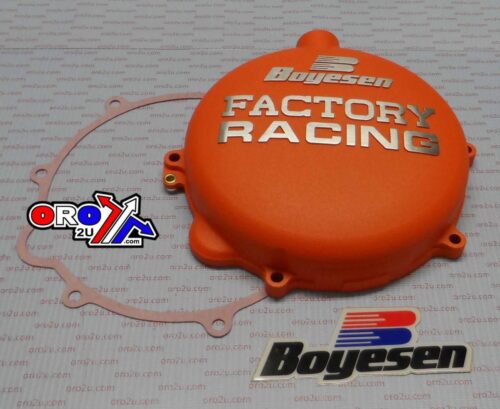 CLUTCH COVER 03-13 KTM250SX, BOYESEN CC-42ORG ORANGE