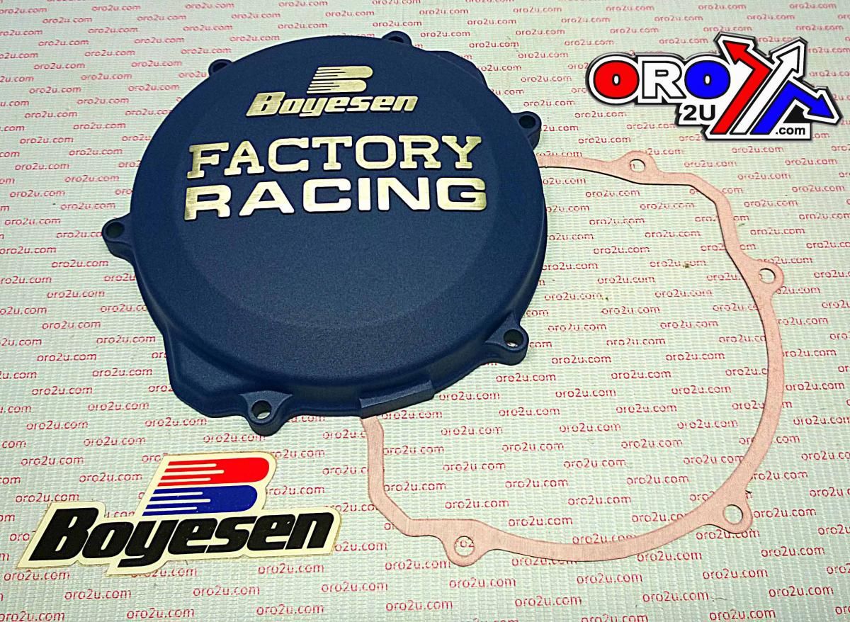 CLUTCH COVER 99-25 YZ250, BOYESEN CC-32AL BLUE - Image 2