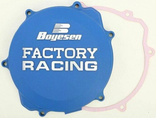 CLUTCH COVER 99-25 YZ250, BOYESEN CC-32AL BLUE