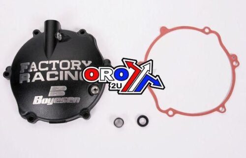 CLUTCH COVER YZ125 94-04 BLACK, BOYESEN CC-31B