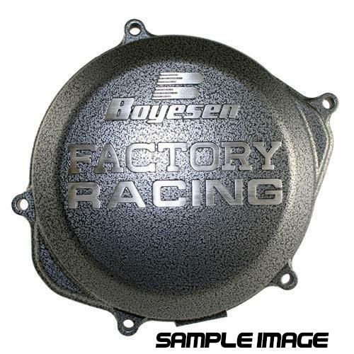 CLUTCH COVER 10-17 CRF250R, BOYESEN CC-07A SILVER/BLACK - Image 2