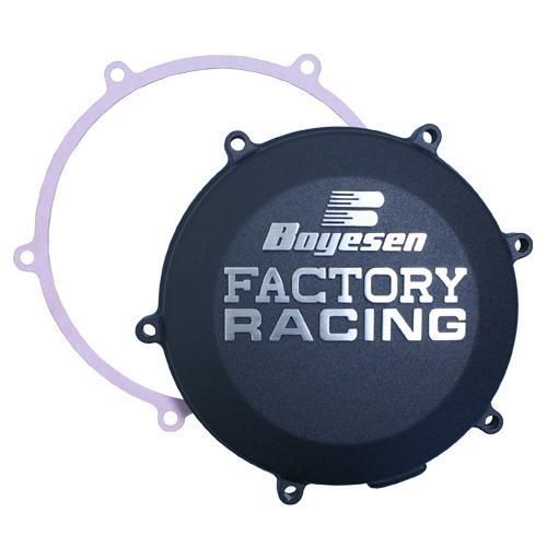 CLUTCH COVER 16-18 KX450F, BOYESEN CC-18AB, BLACK