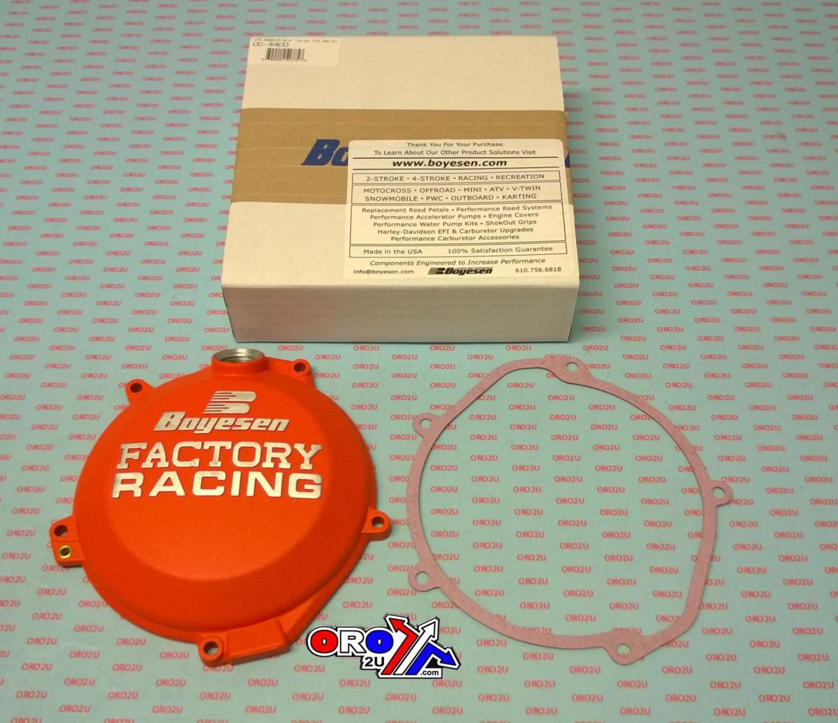 CLUTCH COVER 16-21 KTM 250 SXF, BOYESEN CC-44CO, ORANGE - Image 2