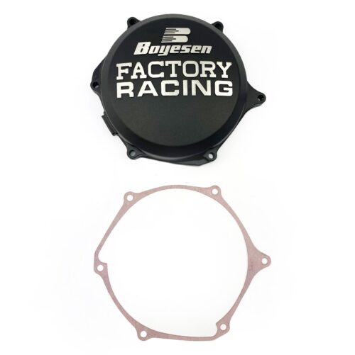CLUTCH COVER 23-25 YZ450F YAMAHA, BOYESEN CC-38DB, BLACK