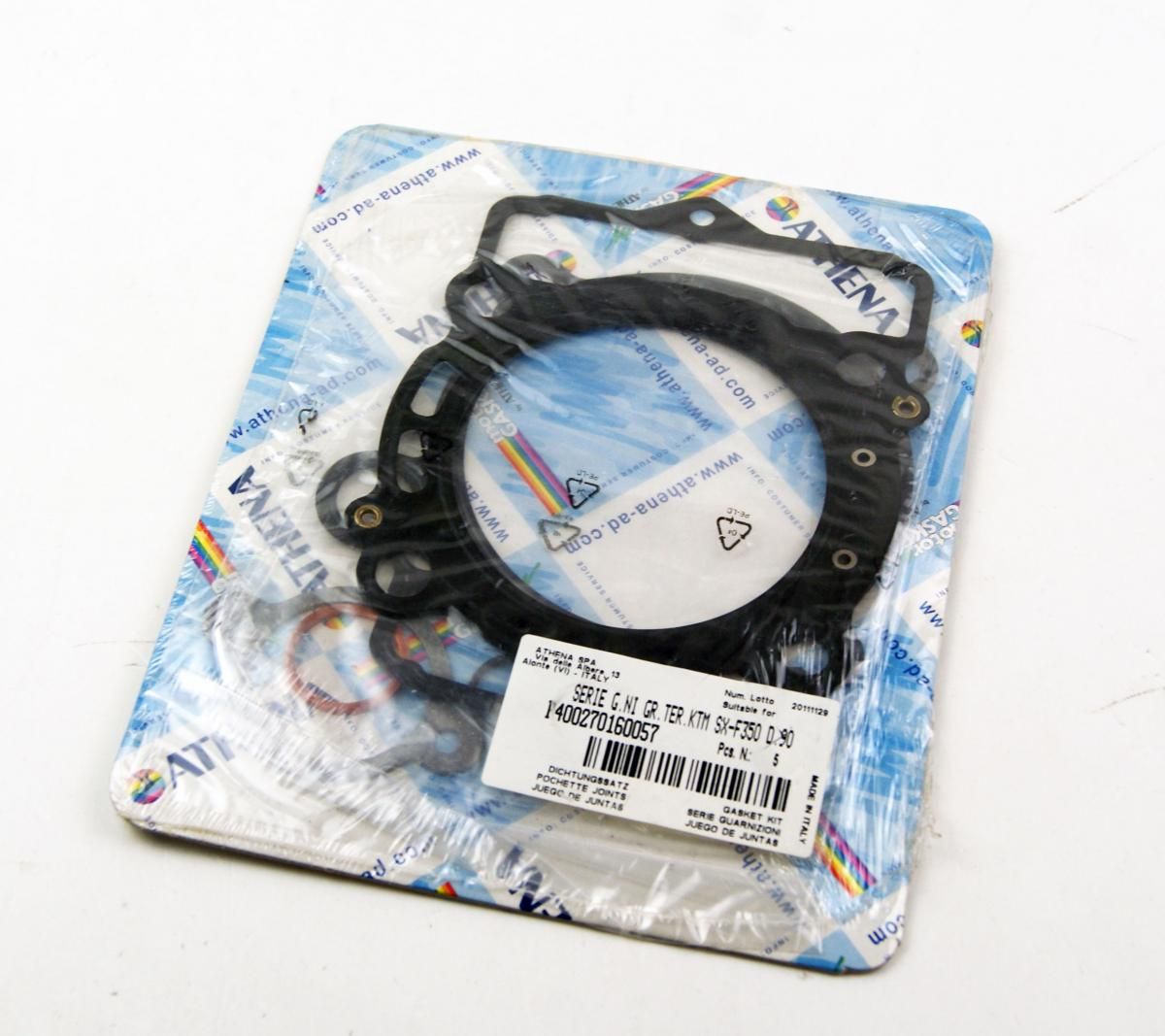 TOP END GASKET SET 90MM KTM EXC-F/XC-F 350 11-15, ATHENA P400270160057 365CC BIG BORE - Image 2