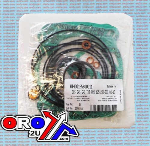 TOP END GASKET SET GAS TXT 125/200/250/300 02-13, ATHENA P400155600011 GAS GAS PRO RAGA