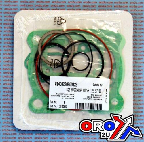 TOP END GASKET SET HUSQ CR/SM/WRE/WR 125 97-14, ATHENA P400220600128 HUSQVARNA