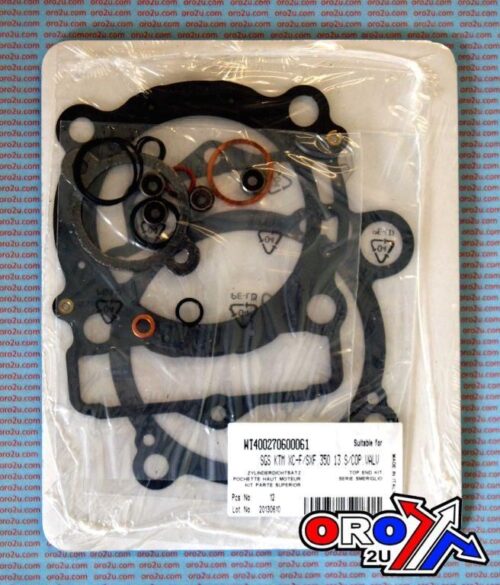 TOP END GASKET SET EXC-F/SX-F/XC-F 350 13-16, ATHENA P400270600061 KTM HUSQVARNA