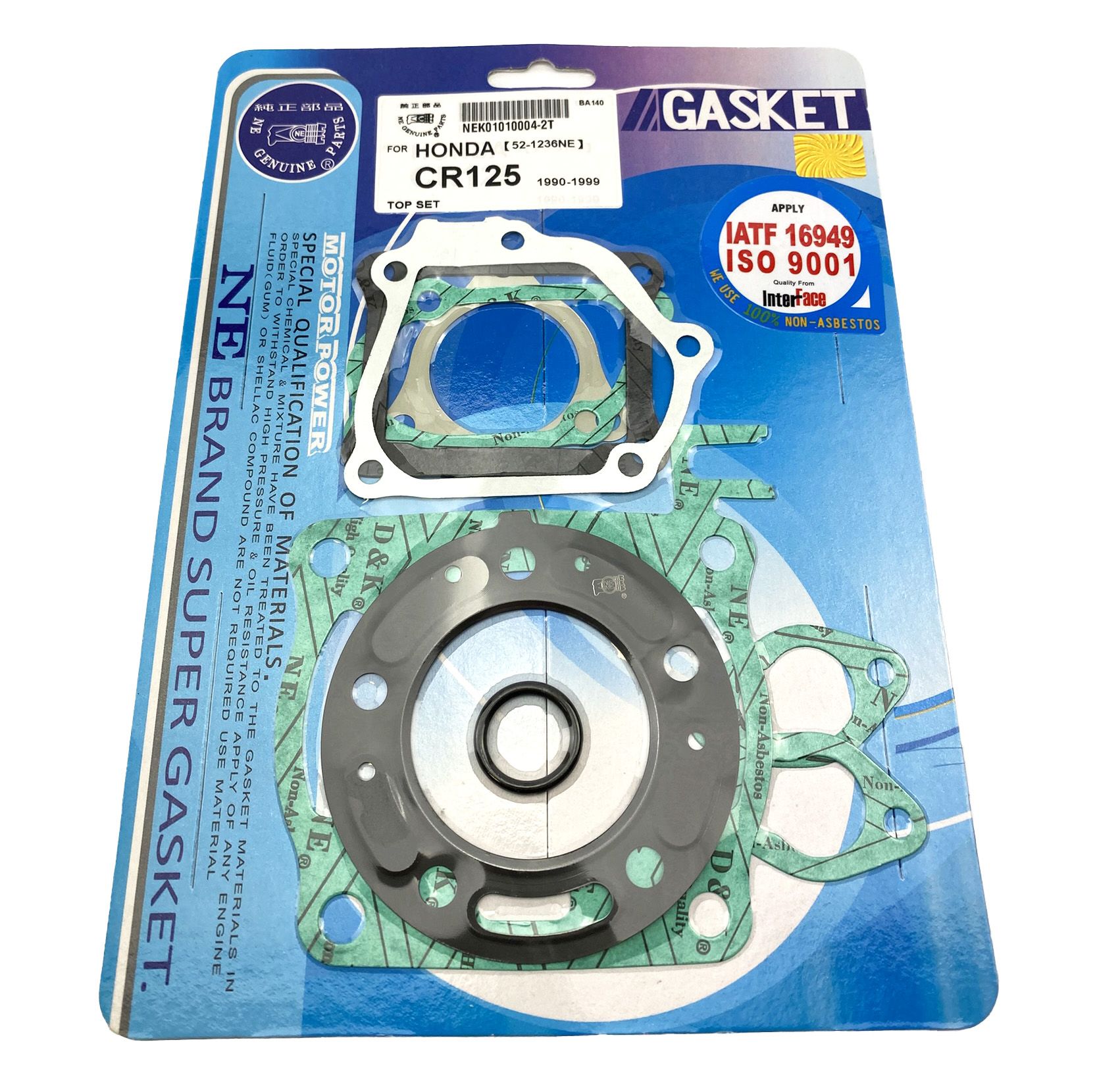 GASKET TOP SET 90-99 CR125 HONDA - Image 2