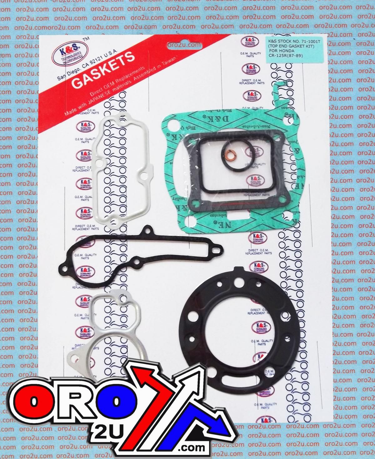 GASKET TOP SET 87-89 CR125