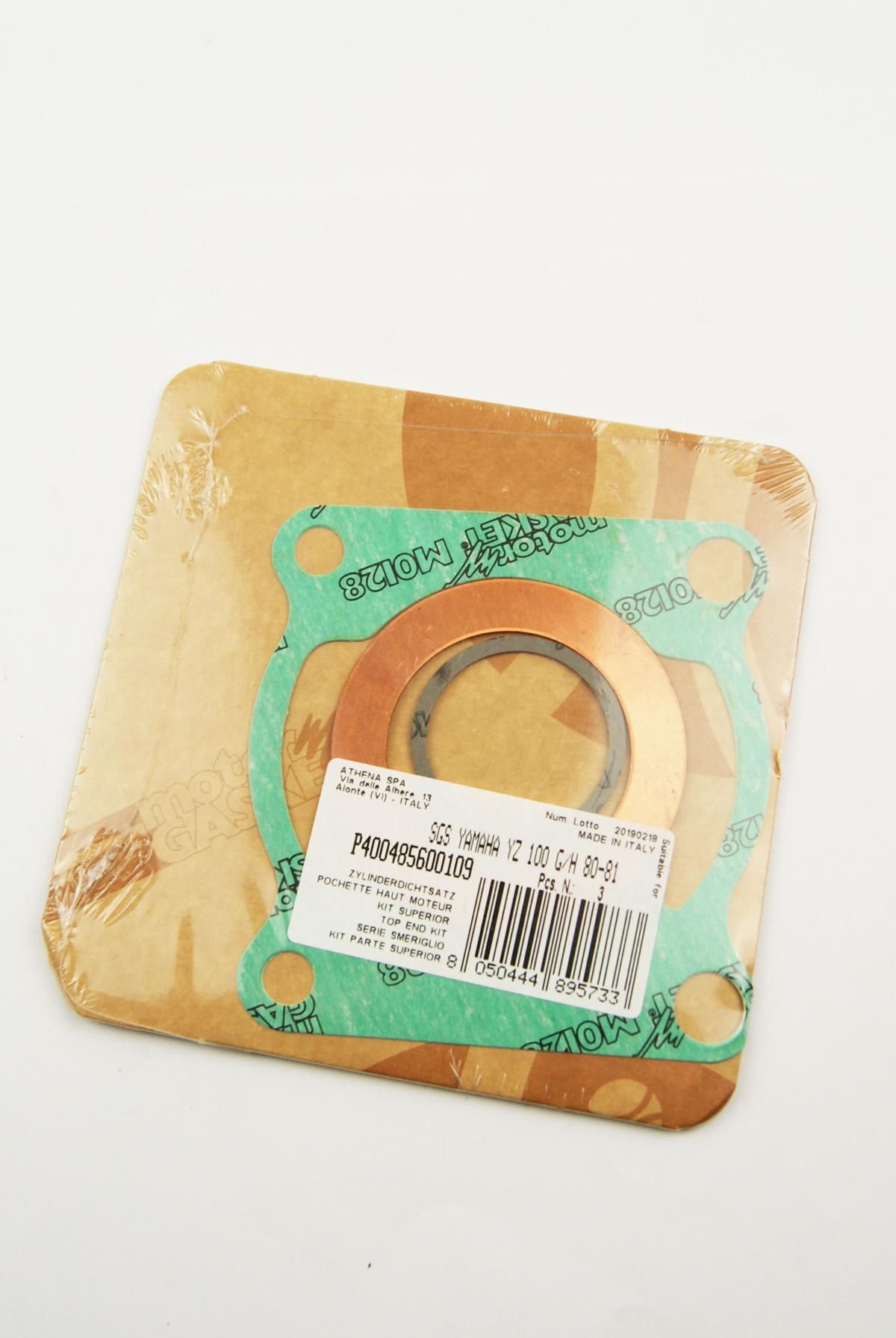 TOP END GASKET SET YAMAHA YZ100 80-81, ATHENA P400485600109 - Image 2