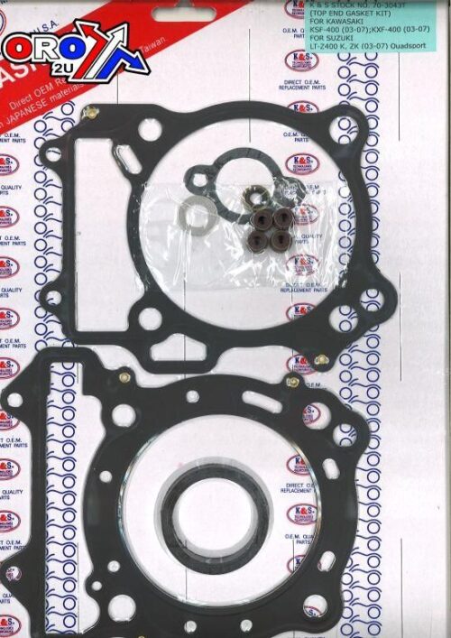 GASKET TOP SET 03-06 DRZ/KLX, KS70-3043T