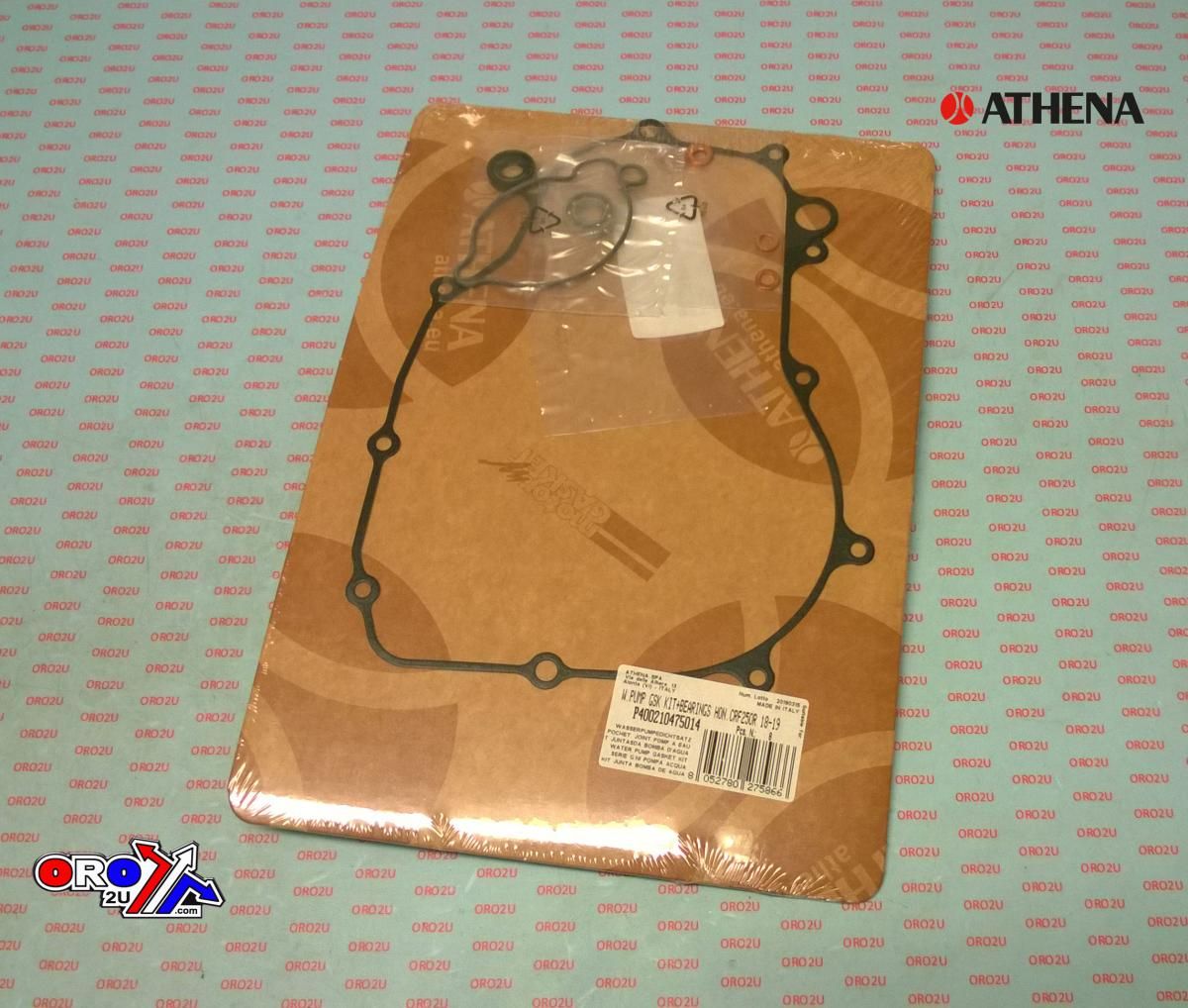 WATER PUMP GASKET KIT CRF 250/300 18-23, ATHENA P400210475014 HONDA WITH BEARING - Image 2
